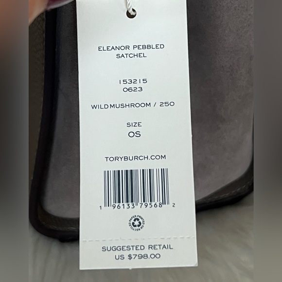 💰SOLD - 153215 - Tory Burch Eleanor Pebbled Satchel - Picture 5 of 12